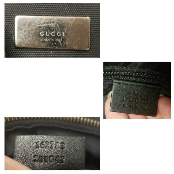 GUCCI Canvas & Leather Gucci Guccissima Unisex Messenger Bag Excellent Condition - Picture 4 of 13